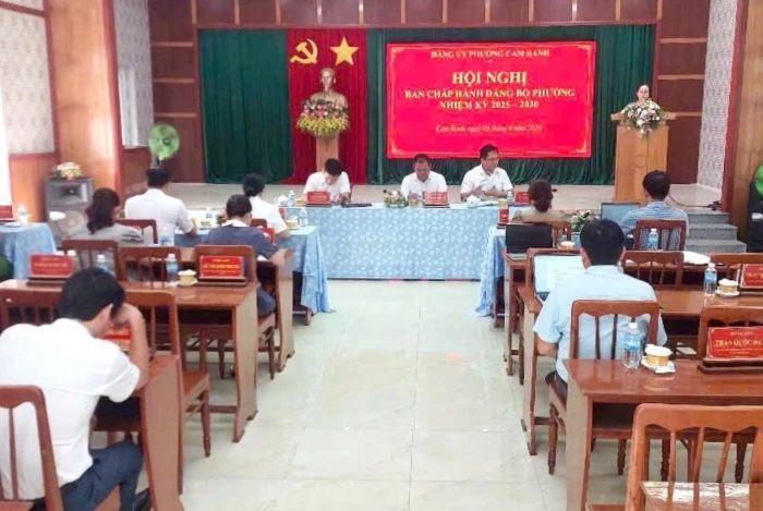 Hội nghị Ban Chấp hành Đảng bộ phường Cam Ranh nhiệm kỳ 2025 - 2030