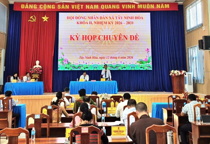 Kỳ họp chuyên đề HĐND xã Tây Ninh Hòa khóa II