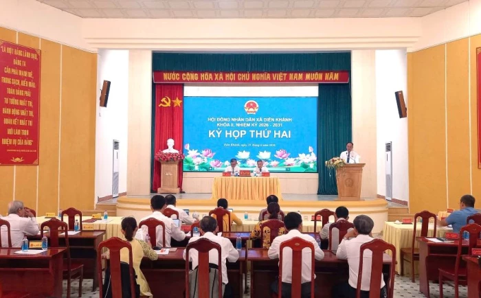 Kỳ họp thứ 2 HĐND xã Diên Khánh khóa II
