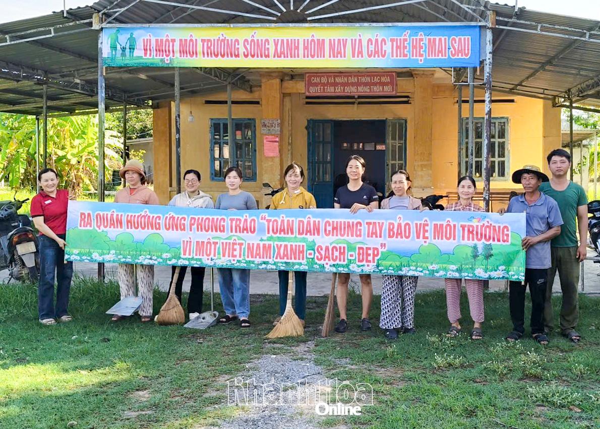 Các thôn trên địa bàn xã hưởng ứng.