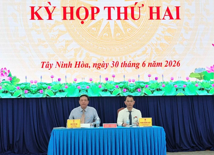 HĐND xã Tây Ninh Hòa tổ chức Kỳ họp thứ 2
