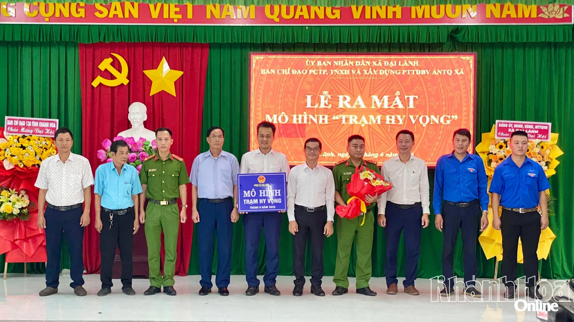 Xã Đại Lãnh ra mắt mô hình “Trạm hy vọng”
