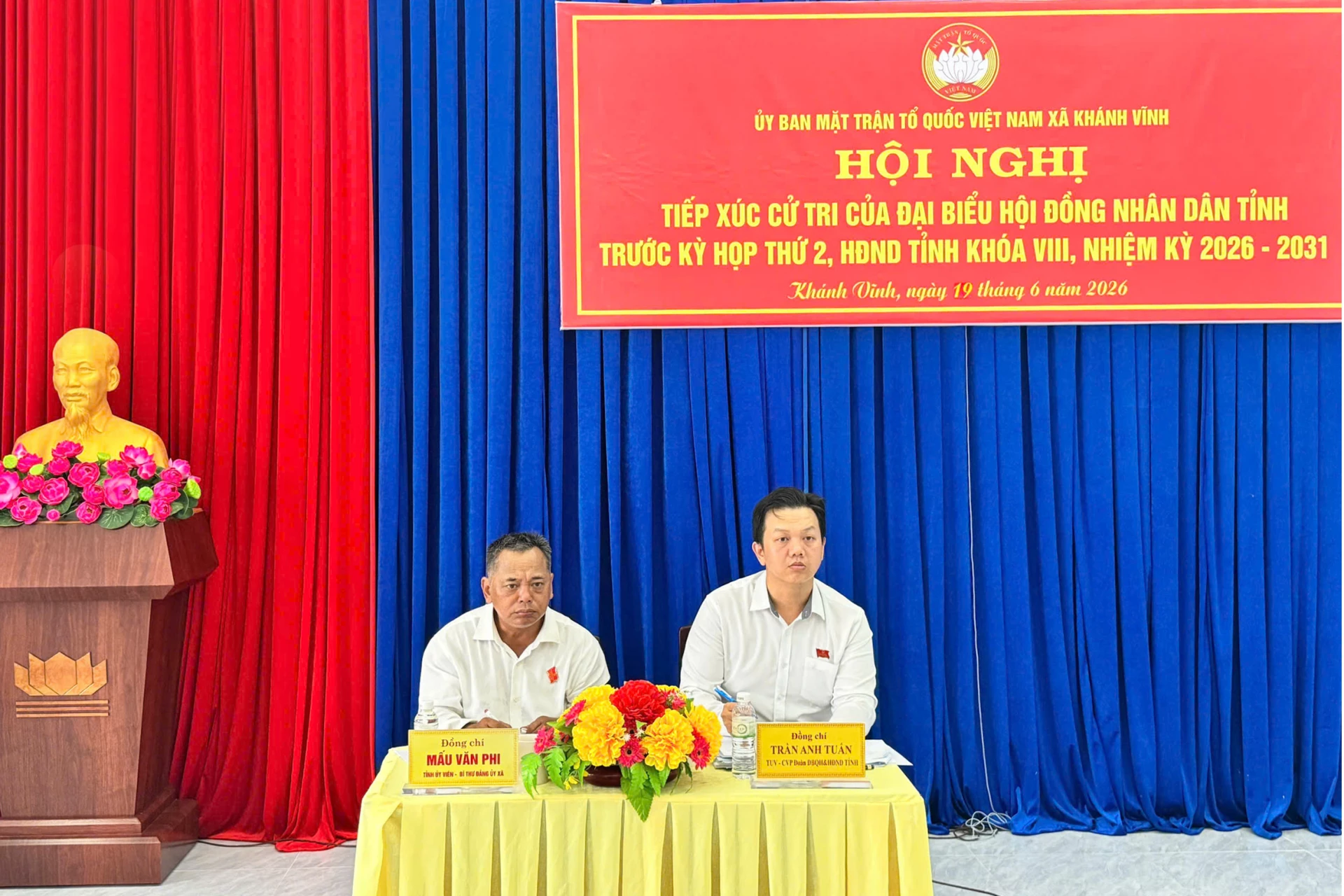 Đại biểu HĐND tỉnh Khánh Hòa tiếp xúc cử tri 3 xã khu vực Khánh Vĩnh