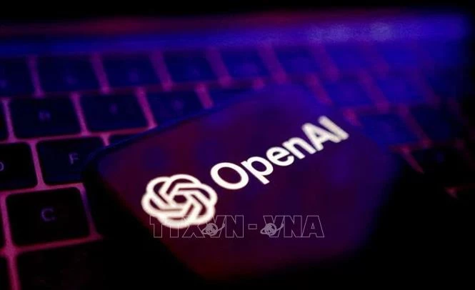 Biểu tượng của Hãng OpenAI. Ảnh: Reuters/TTXVN