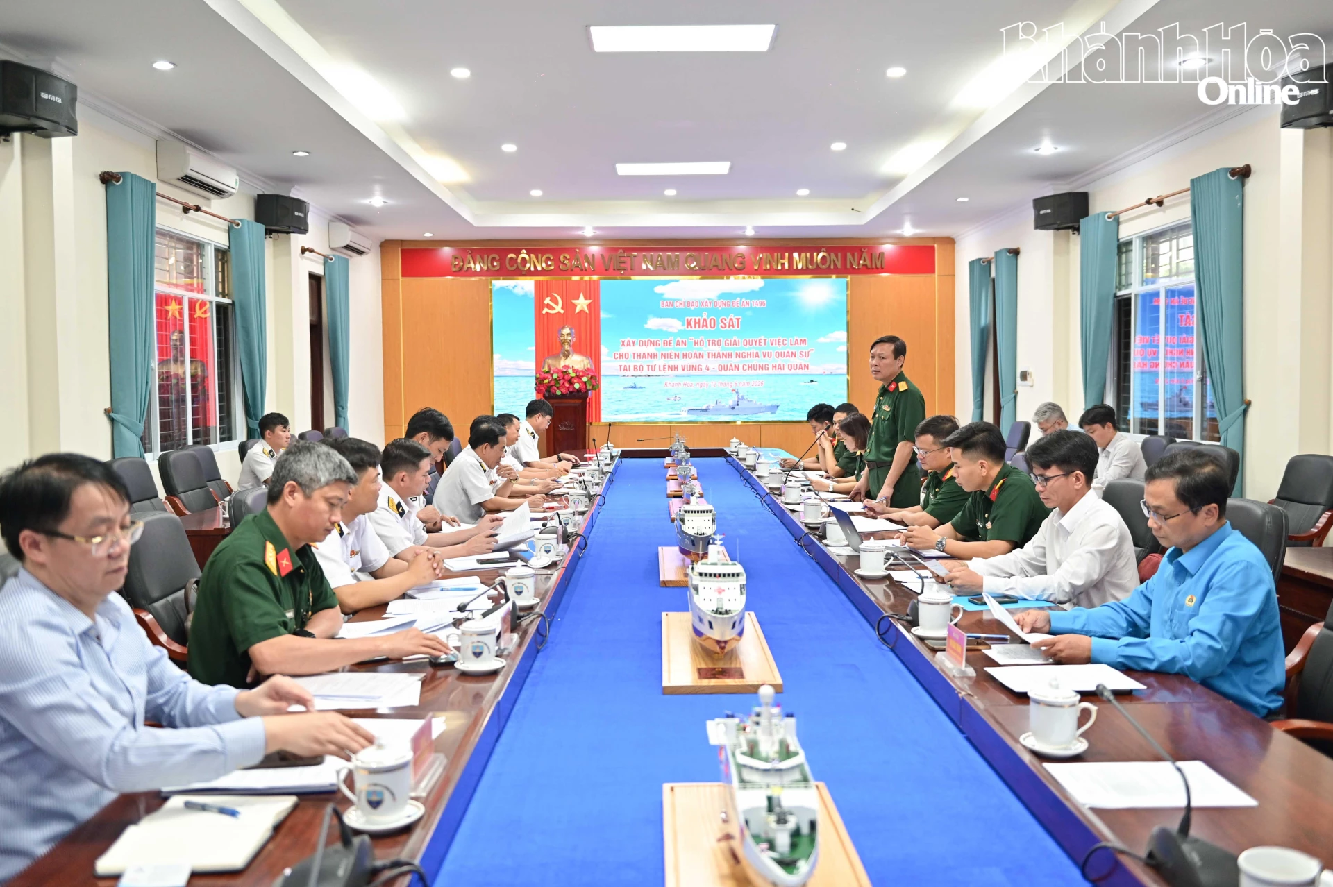 Khảo sát xây dựng Đề án Hỗ trợ giải quyết việc làm cho thanh niên hoàn thành nghĩa vụ quân sự
