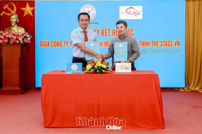 Công ty Yến sào Khánh Hòa ký kết hợp tác với Công ty TNHH The Stage VN
