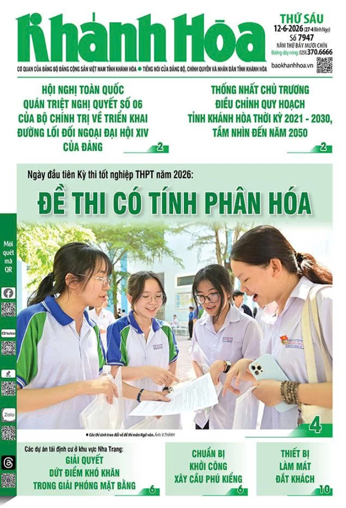 Đọc báo in số 7947 ngày 12/6/2026