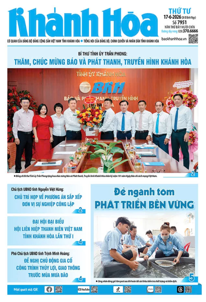 Đọc báo in số 7951 ngày 17/6/2026
