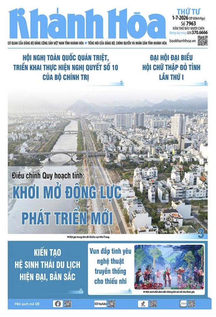 Đọc báo in số 7963 ngày 1/7/2026