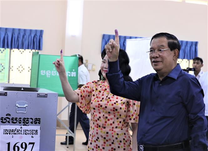 Campuchia: Hơn 78% cử tri đi bỏ phiếu bầu cử nghị sỹ Quốc hội khóa VII