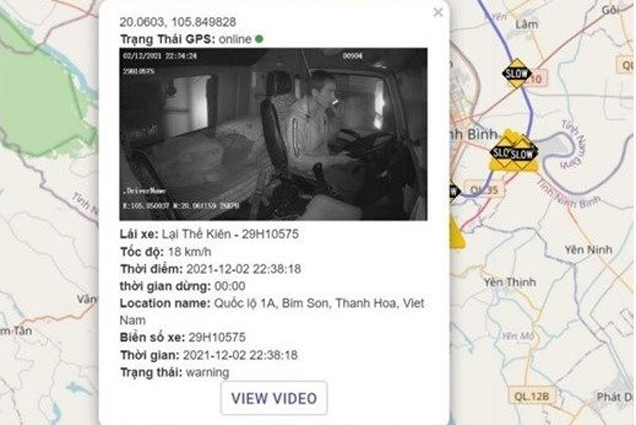 Nghiên cứu thành công ứng dụng dùng A.I giám sát lái xe đường dài