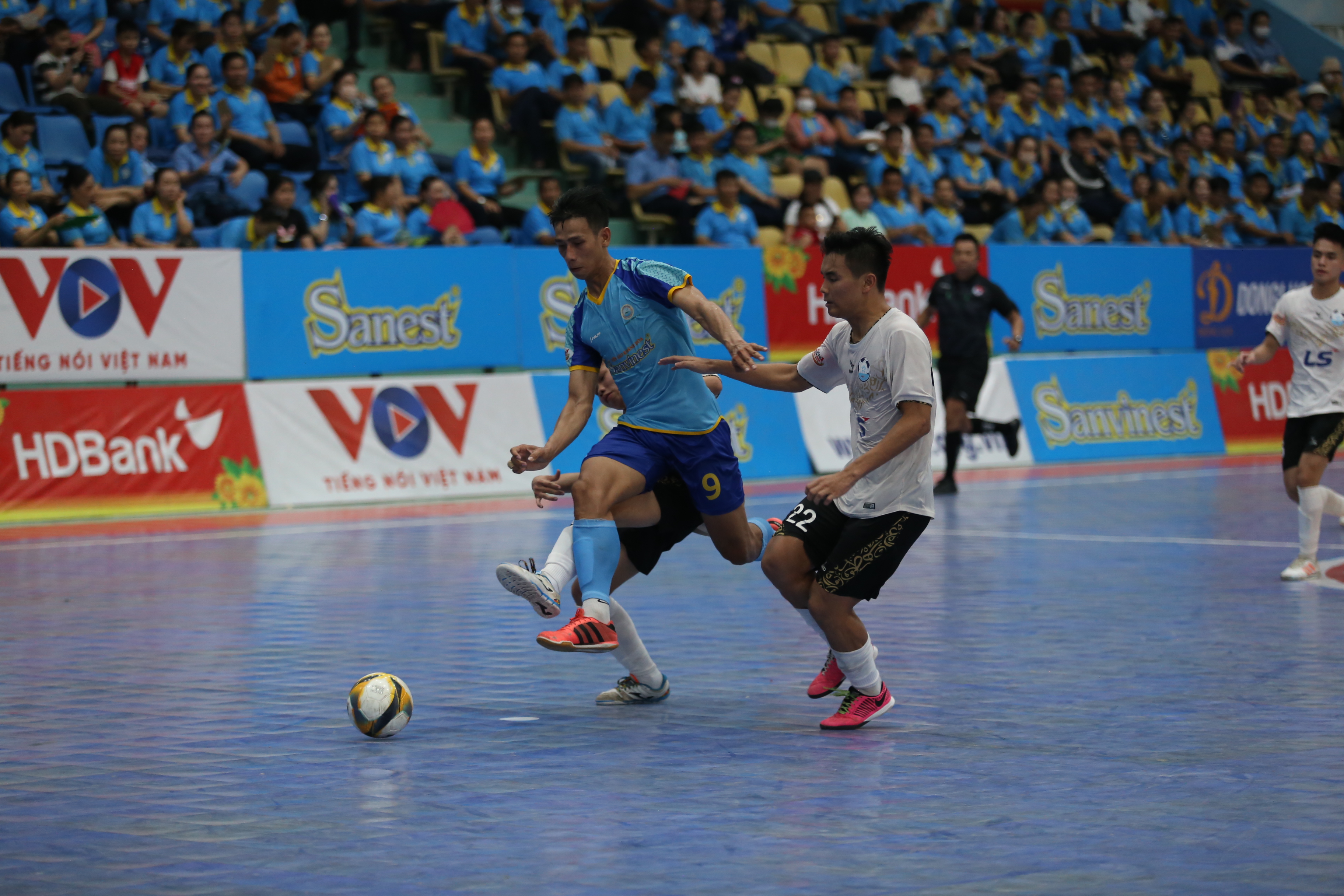 Vòng 10, Giải Futsal HDBank vô địch quốc gia 2023:: Sanvinest Khánh Hòa thắng dễ 4-1 trước Hà Nội trong trận đấu cuối sân nhà (lượt về)