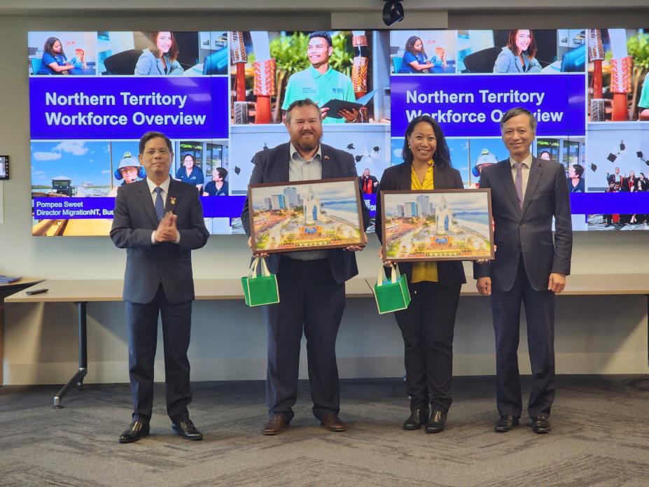 Đoàn công tác của tỉnh Khánh Hòa:  Làm việc với các cơ quan, đơn vị của Chính phủ Vùng lãnh thổ Bắc Australia