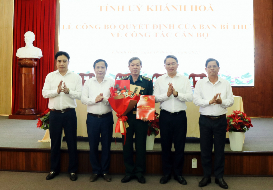 Hội nghị giữa nhiệm kỳ 2020-2025 Ban chấp hành Đảng bộ tỉnh Khánh Hòa:: Công bố quyết định của Ban Bí thư về công tác cán bộ và bầu bổ sung ủy viên Ủy ban Kiểm tra Tỉnh ủy 