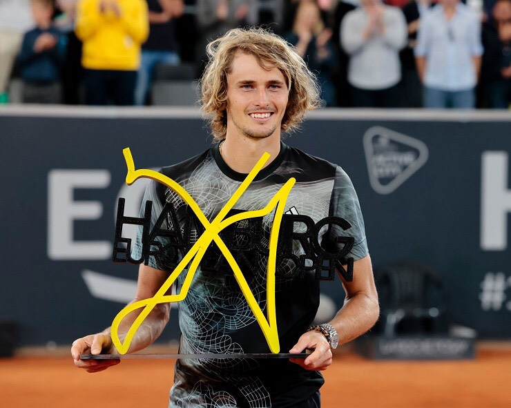 tay vợt người Đức Zverev vô địch ATP 500 Hamburg