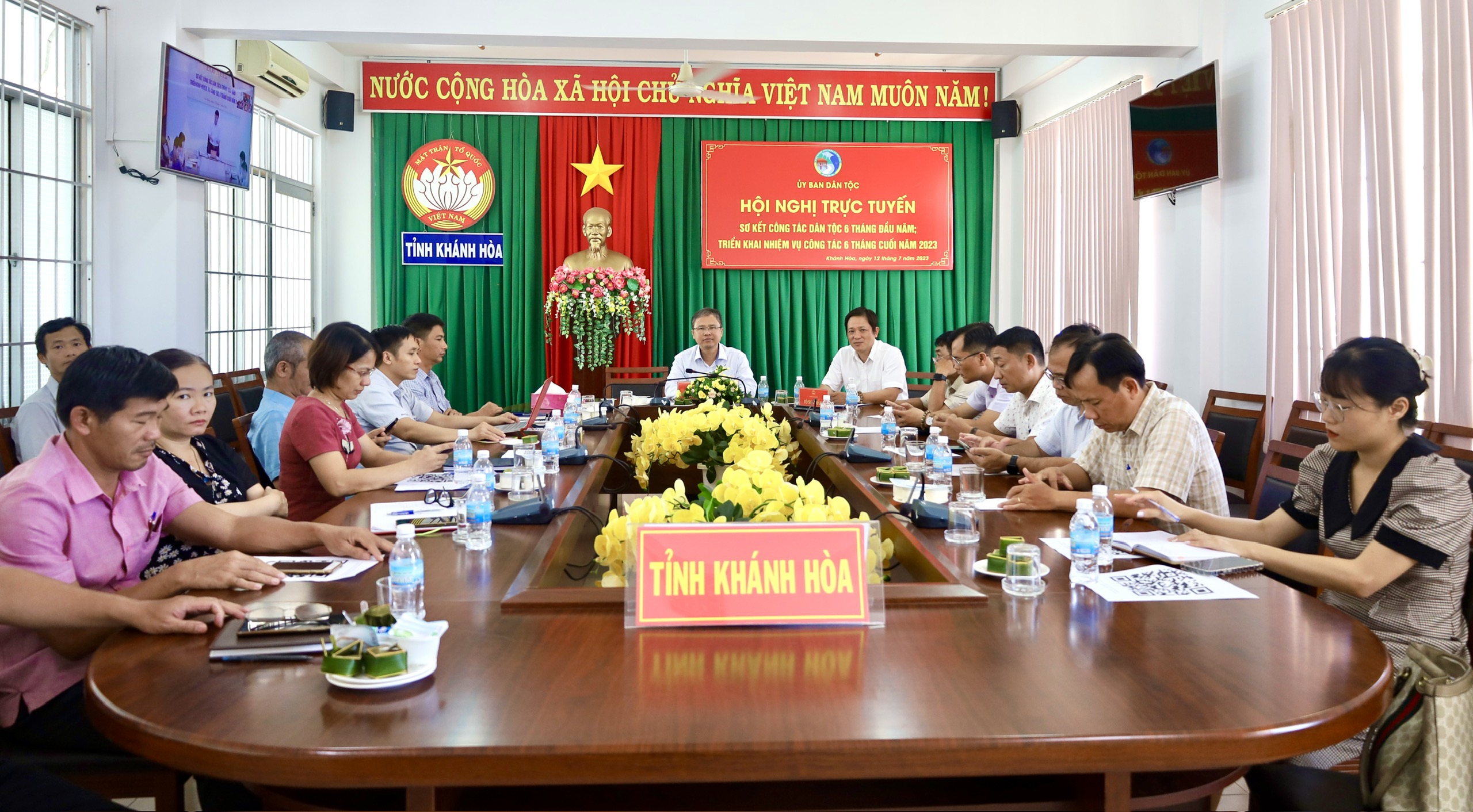 Hội nghị trực tuyến toàn quốc sơ kết công tác dân tộc 6 tháng đầu năm