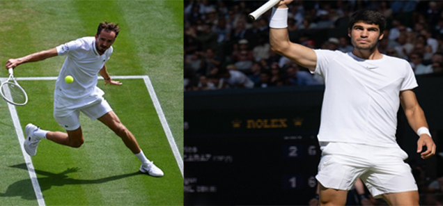 Wimbledon: Alcaraz và Medvedev sẽ gặp nhau trong trận đấu bán kết đỉnh cao