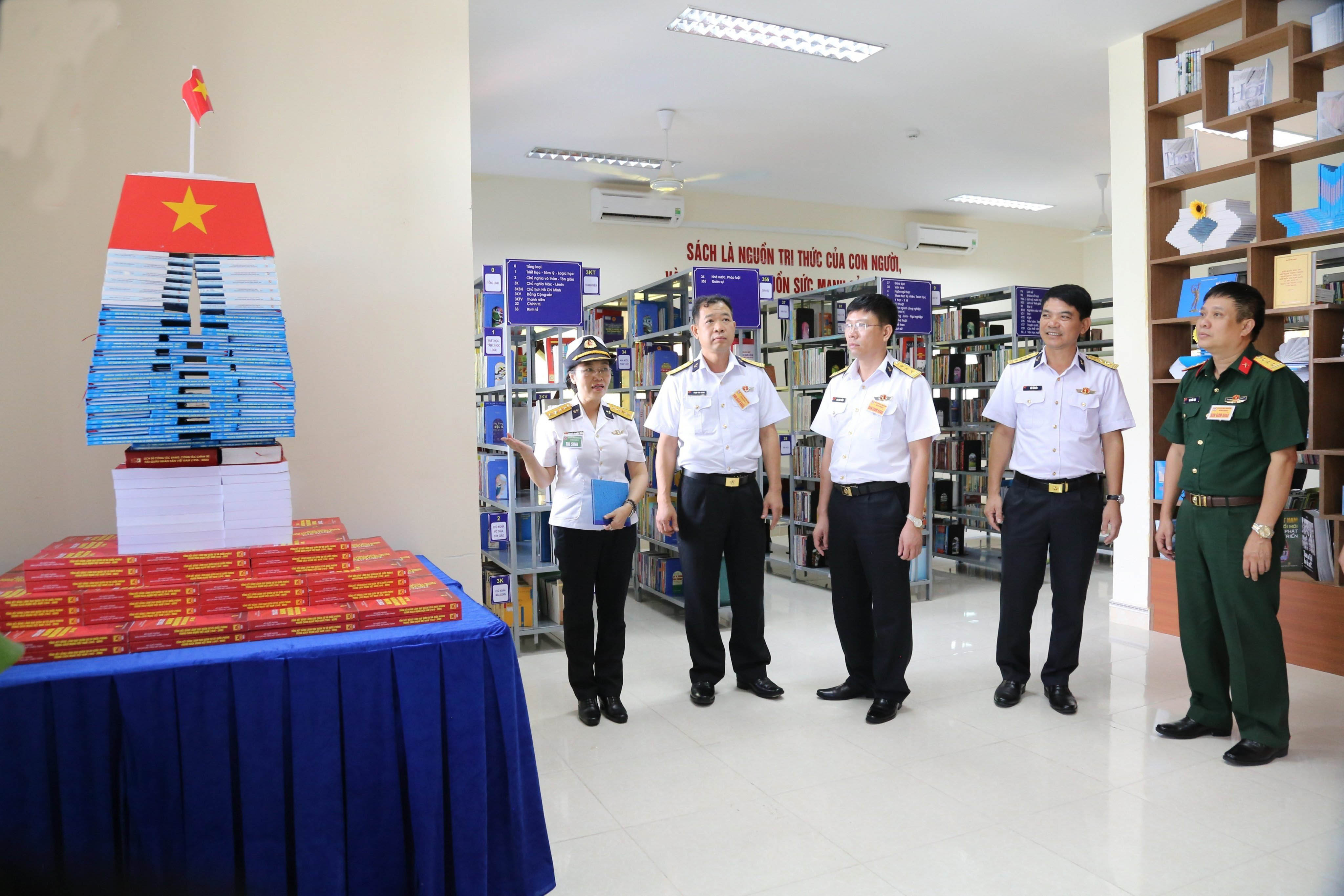 Vùng 4 Hải quân: Tham gia hội thi thư viện, phòng đọc, phòng Hồ Chí Minh năm 2023 Quân chủng Hải quân