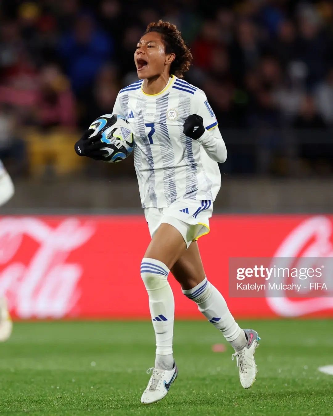 Sarina Bolden ghi bàn duy nhất và mang về chiến thắng lịch sử của Philippines trước chủ nhà New Zealand. (Nguồn: gettyimages)