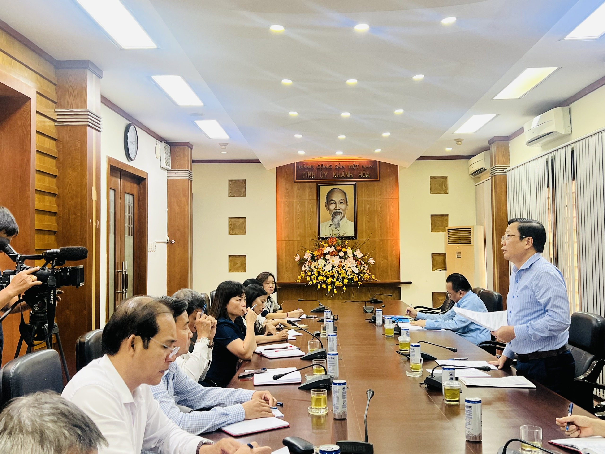 Thường trực Tỉnh ủy giao ban quý II với các cơ quan tham mưu của Tỉnh ủy