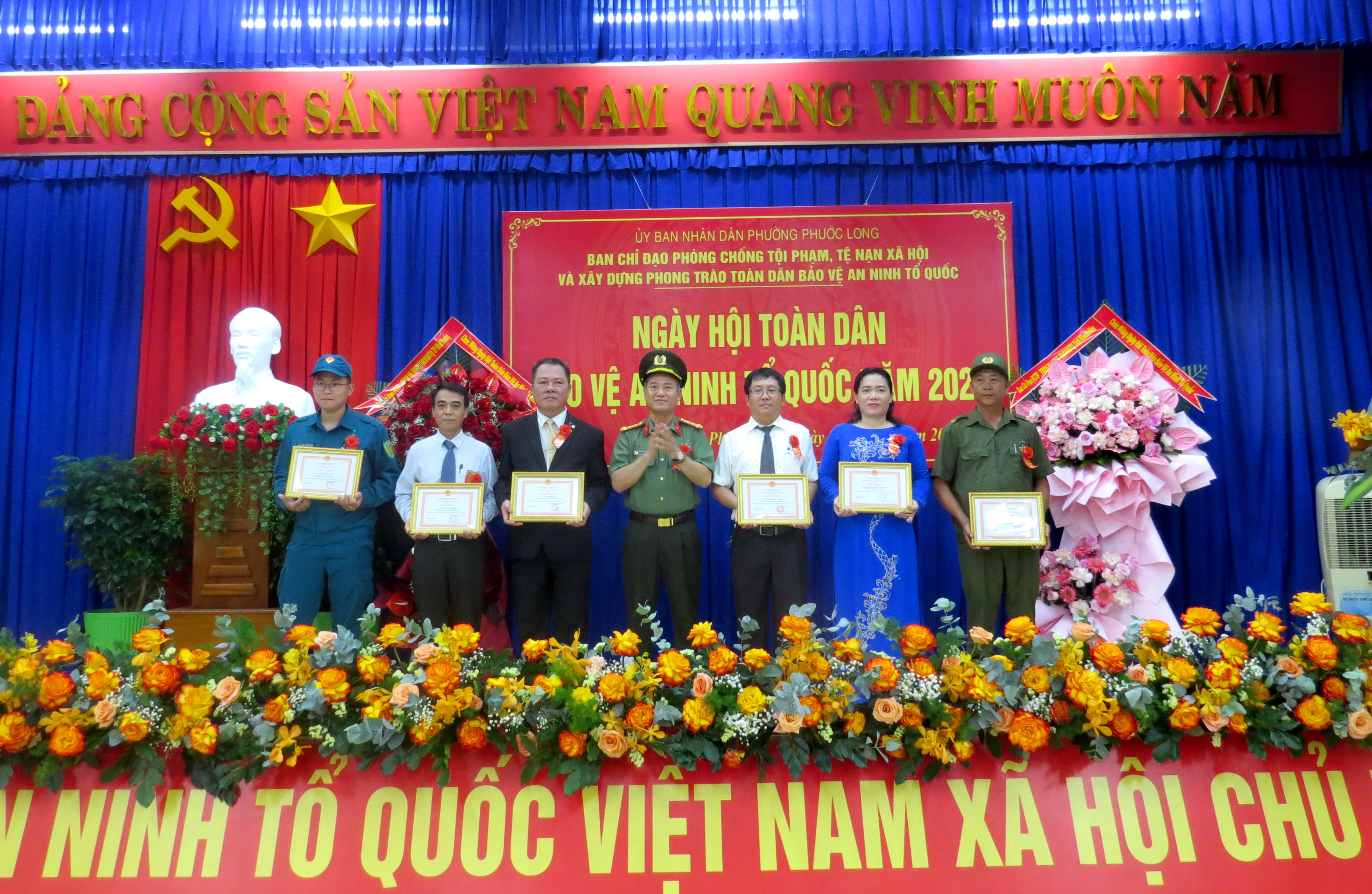 Tổ chức Ngày hội Toàn dân bảo vệ an ninh Tổ quốc năm 2024 tại phường Phước Long