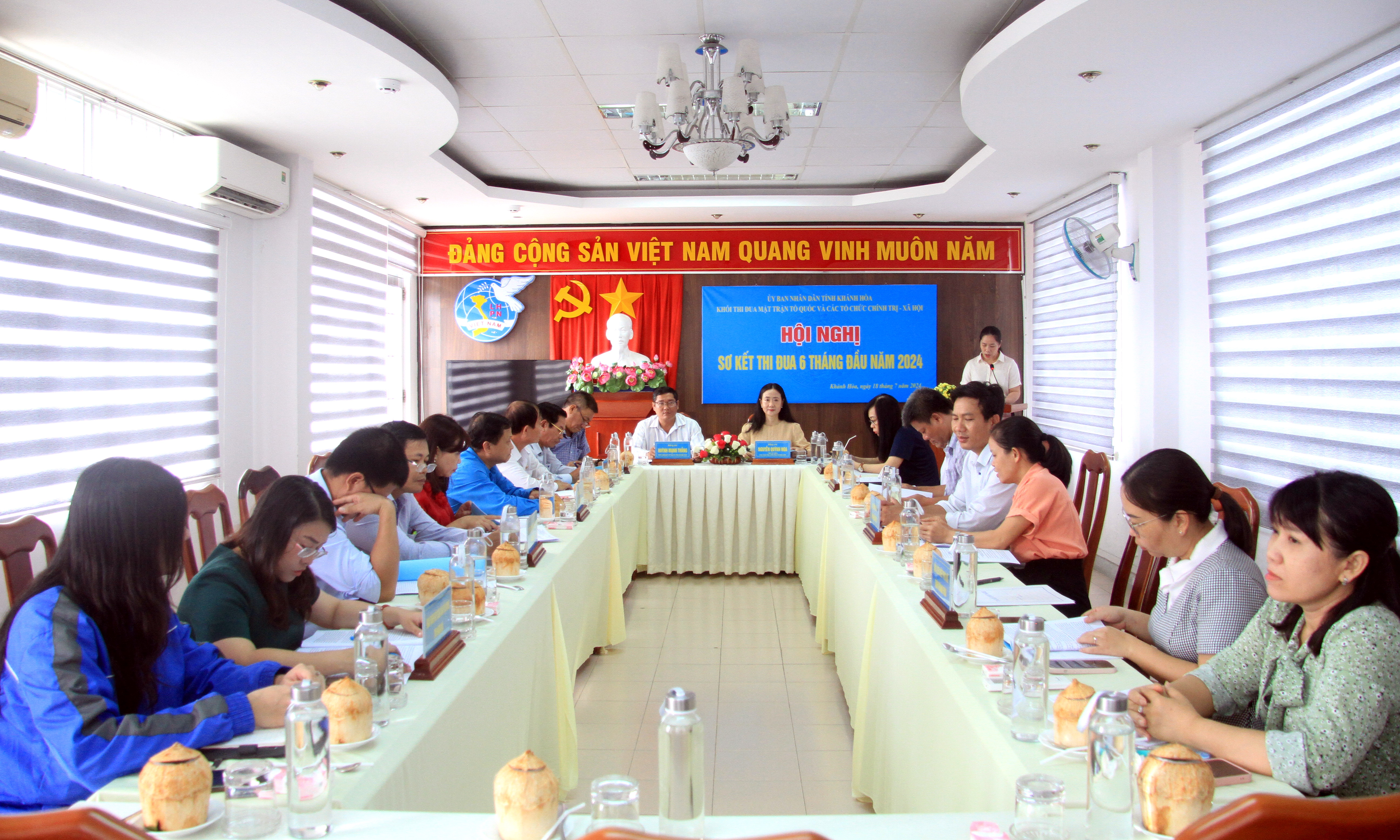 Khối thi đua Mặt trận Tổ quốc và các tổ chức chính trị xã hội tỉnh Khánh Hòa: Sơ kết thi đua 6 tháng đầu năm 2024