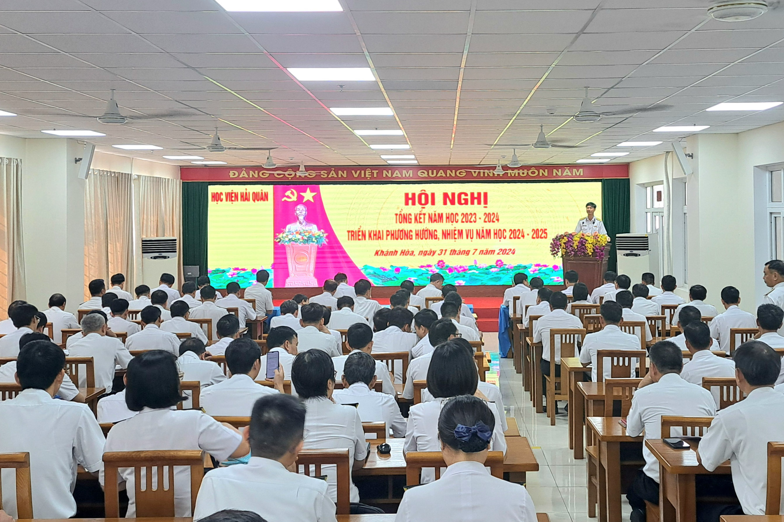 Học viện Hải quân tổng kết năm học 2023 - 2024
