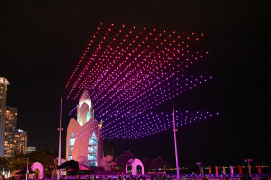 Nha Trang sparkles with drone light show