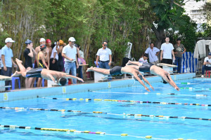 Exciting provincial swimming tournament for age groups