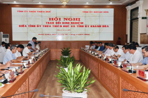 Đoàn công tác của tỉnh Khánh Hòa thăm và làm việc với tỉnh Thừa Thiên Huế