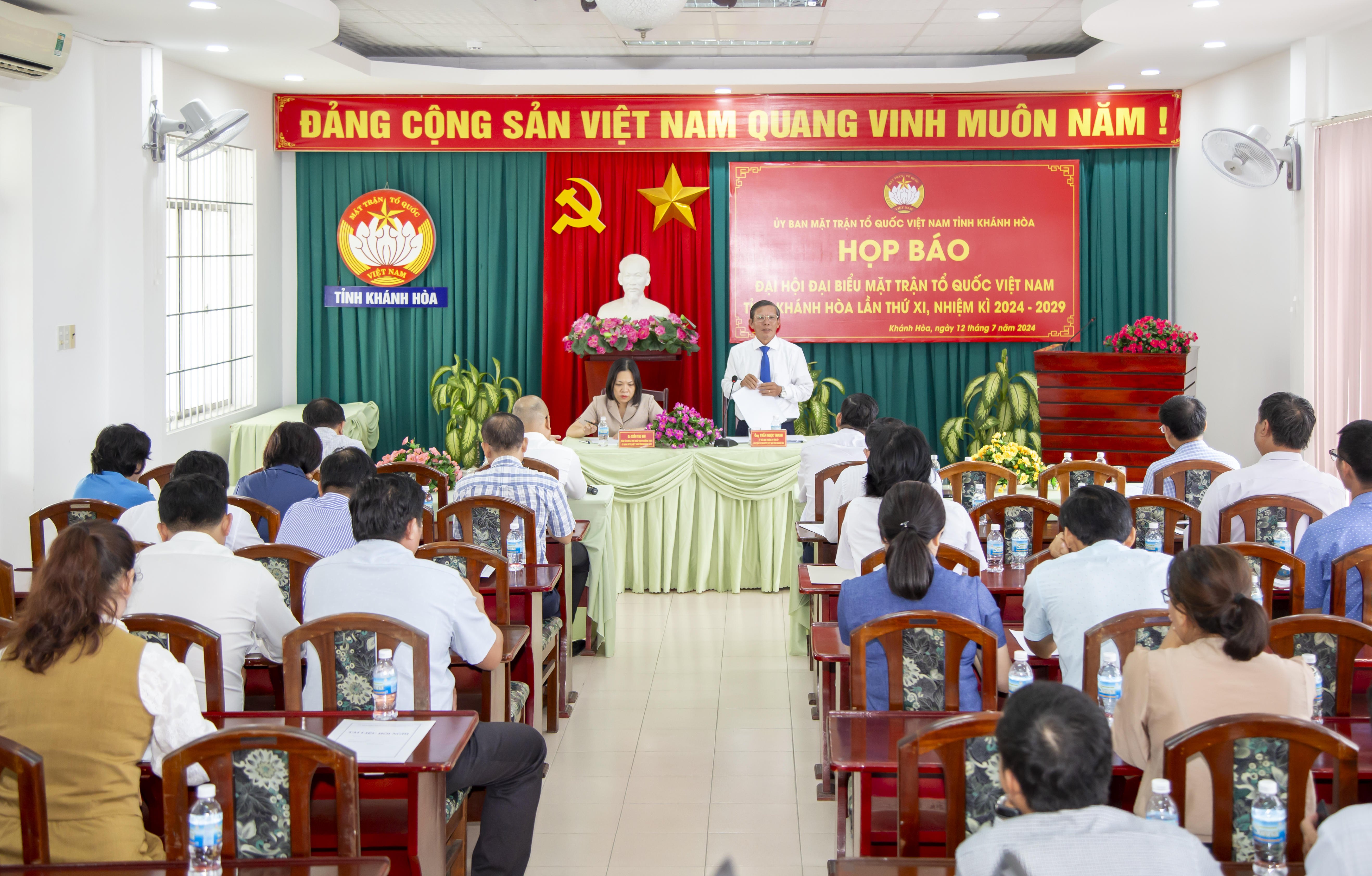 Họp báo về Đại hội mặt trận các cấp