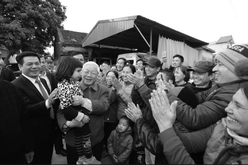 Tổng Bí thư Nguyễn Phú Trọng - Nhà lãnh đạo được nhân dân yêu mến