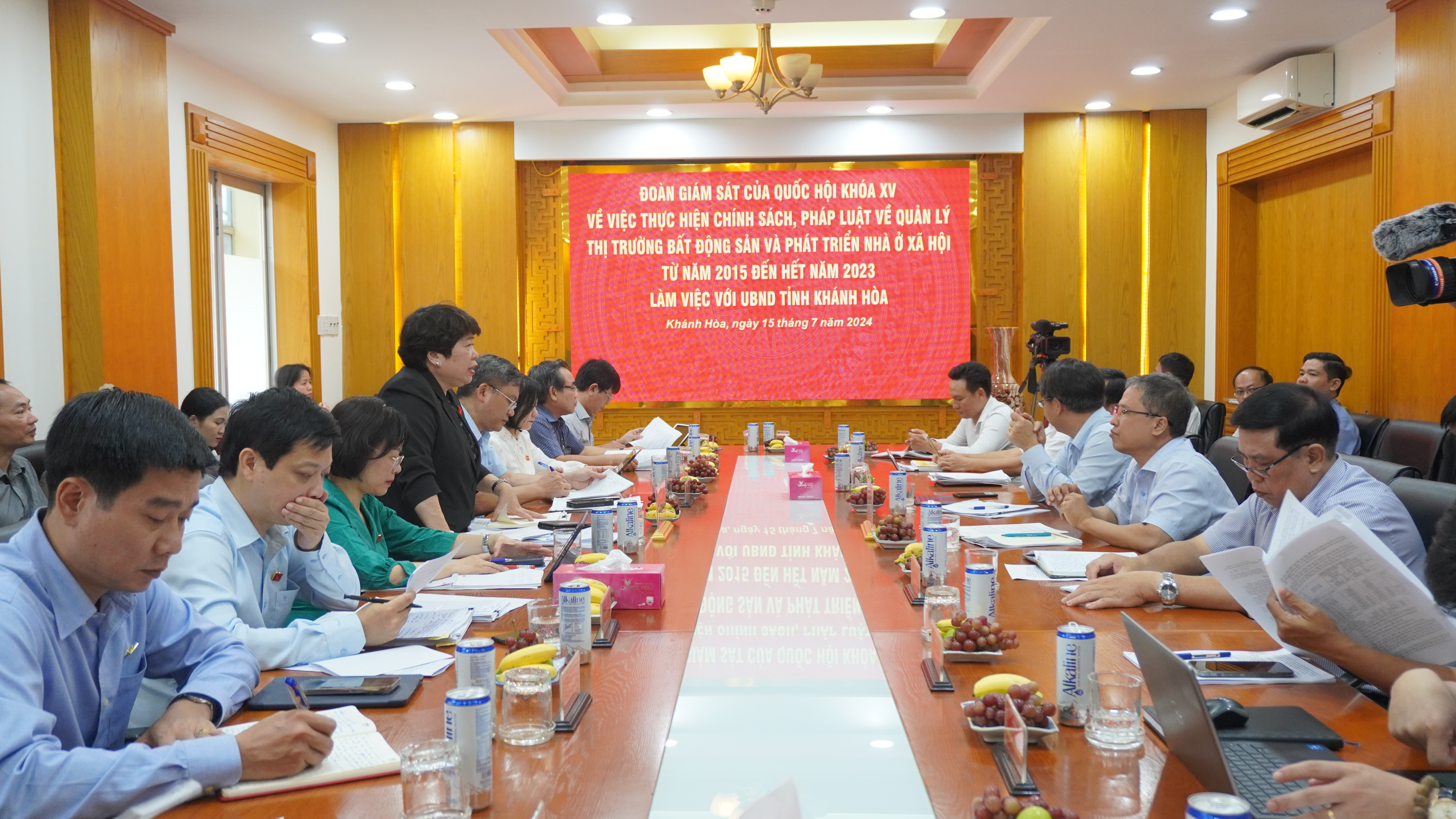 Đoàn giám sát của Quốc hội làm việc với TP. Nha Trang về quản lý thị trường bất động sản và phát triển nhà ở xã hội