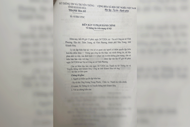VIDEO: Xử phạt vi phạm hành chính cá nhân cung cấp thông tin sai sự thật liên quan đến “Thích Minh Tuệ”