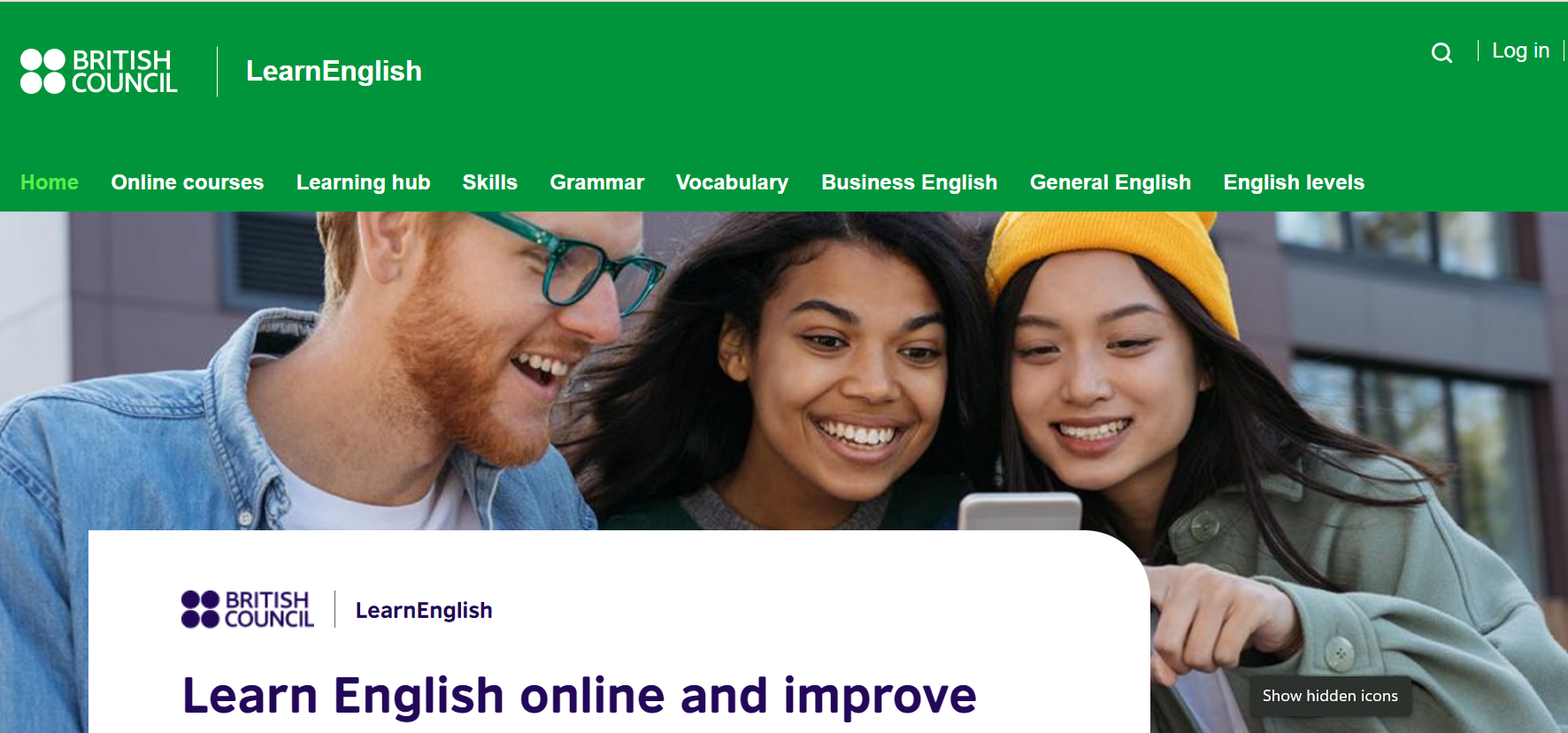 Website: British Council LearnEnglish