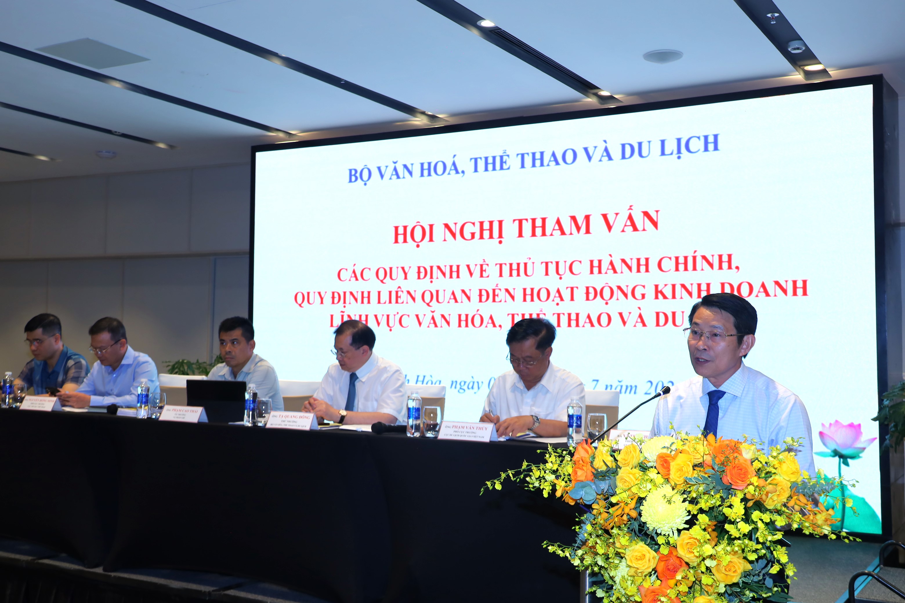 Hội nghị tham vấn về các thủ tục hành chính trong lĩnh vực văn hóa, thể thao và du lịch