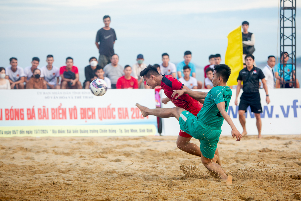 Trận tranh hạng 3 giữa đội Khánh Hòa gặp đội TP. Quy Nhơn. (Nguồn: VFF)