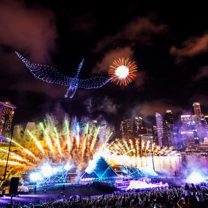 Glorious drone light shows to be broadcast live