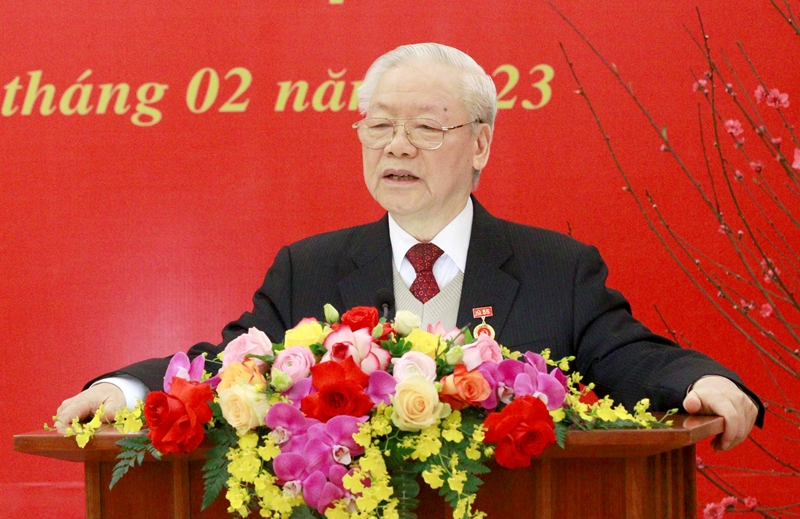 Tổng Bí thư Nguyễn Phú Trọng. Ảnh: Phạm Cường 
