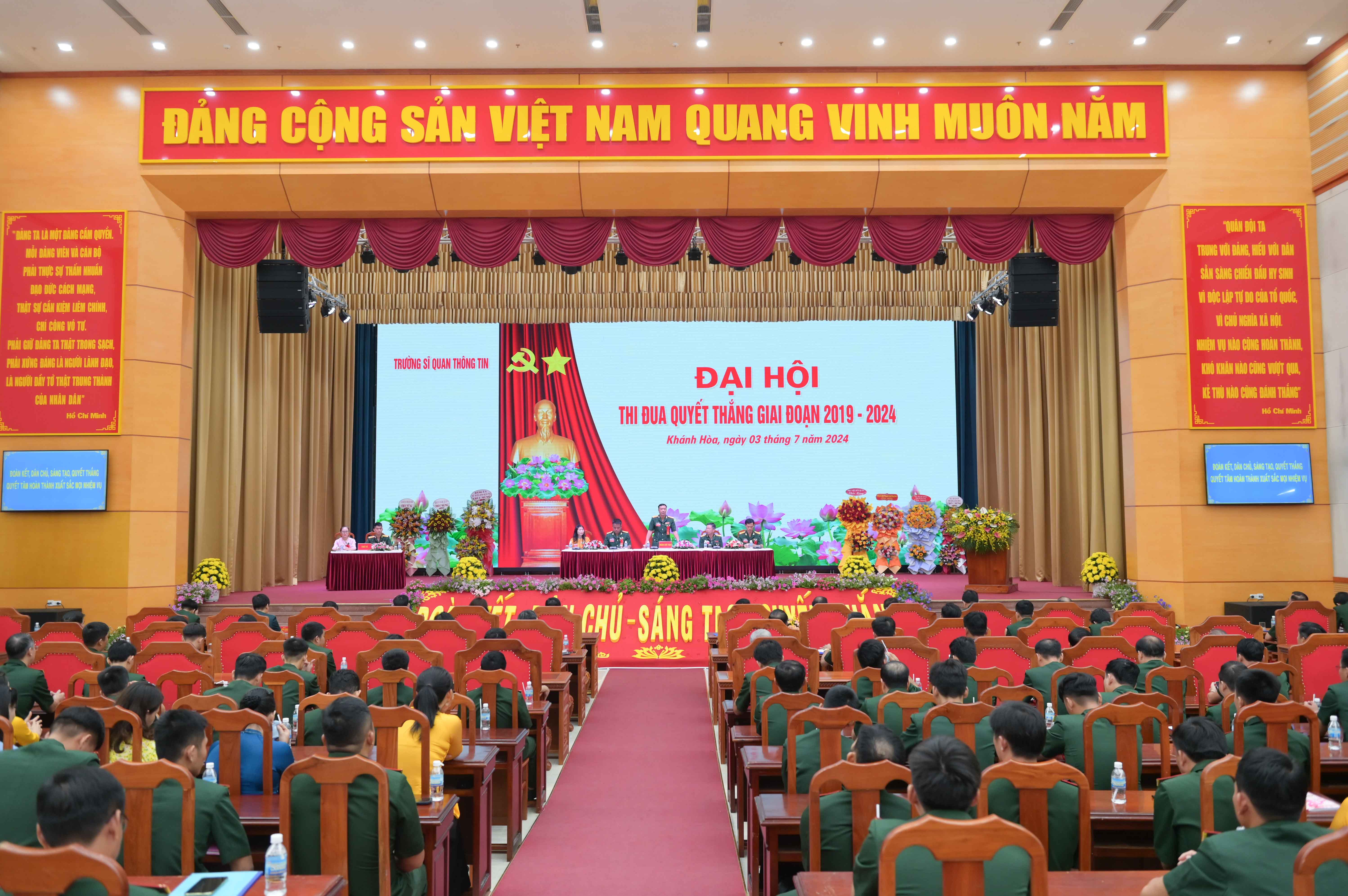 Đại hội Thi đua Quyết thắng Trường Sĩ quan Thông tin giai đoạn 2019 - 2024