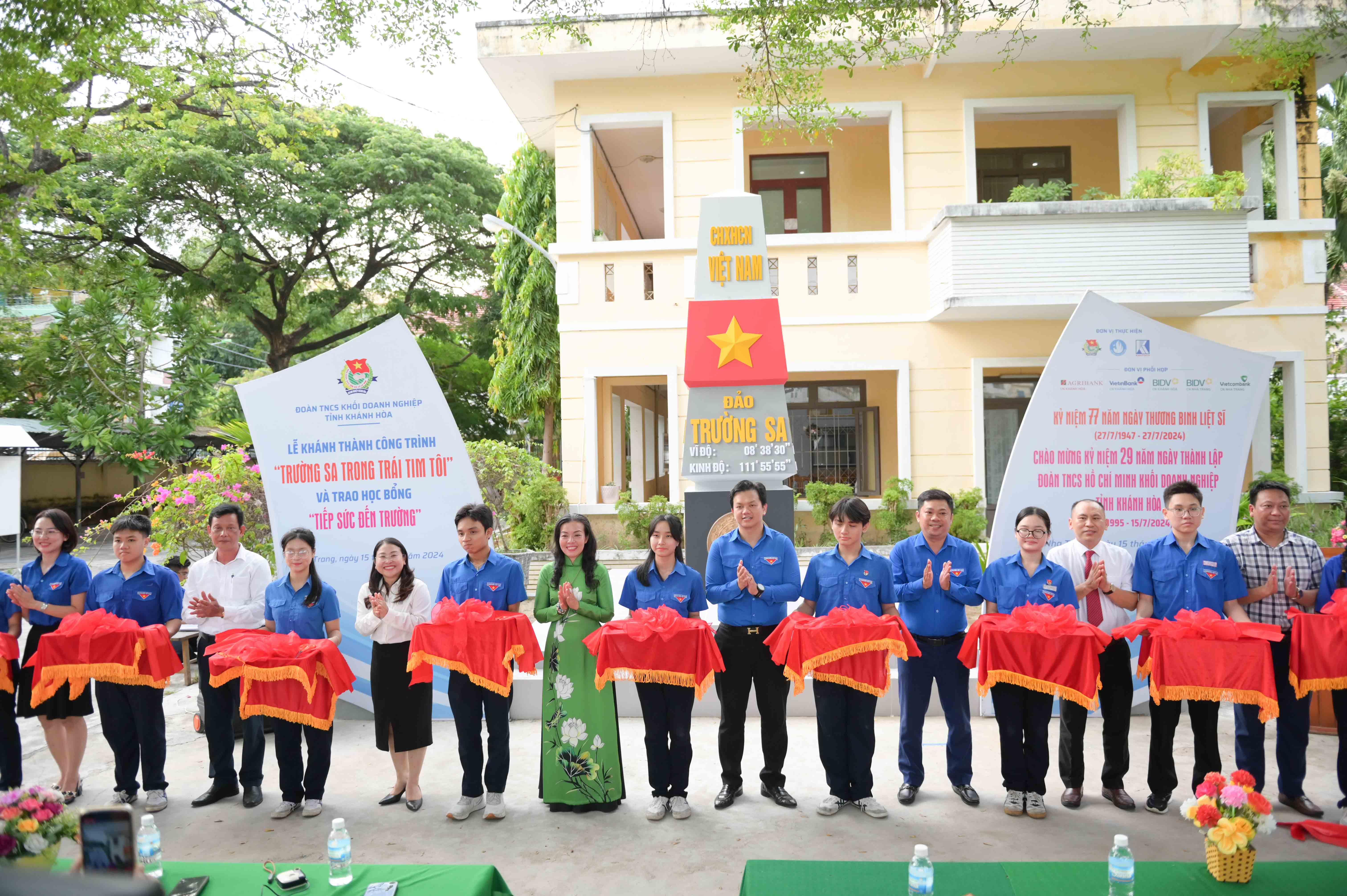 Khánh thành công trình "Trường Sa trong trái tim tôi" tại Trường THPT Lý Tự Trọng