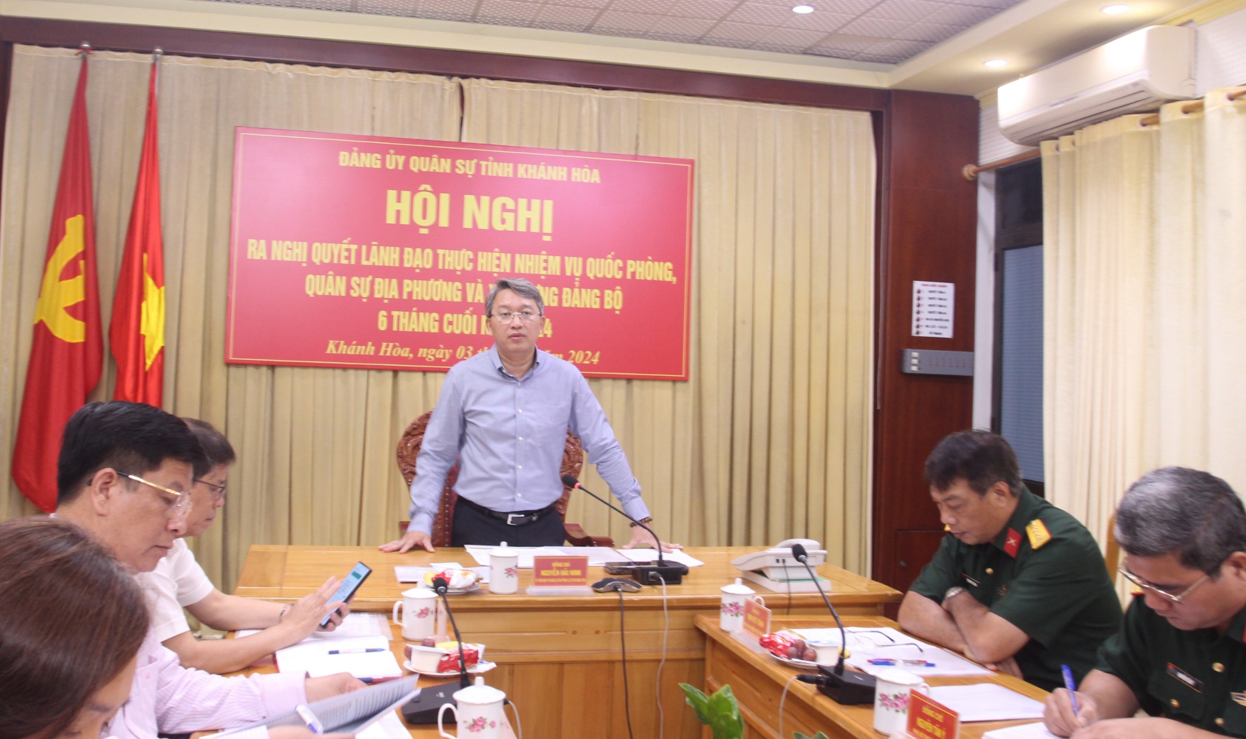 Đảng ủy Quân sự tỉnh Khánh Hòa ra nghị quyết lãnh đạo thực hiện nhiệm vụ 6 tháng cuối năm