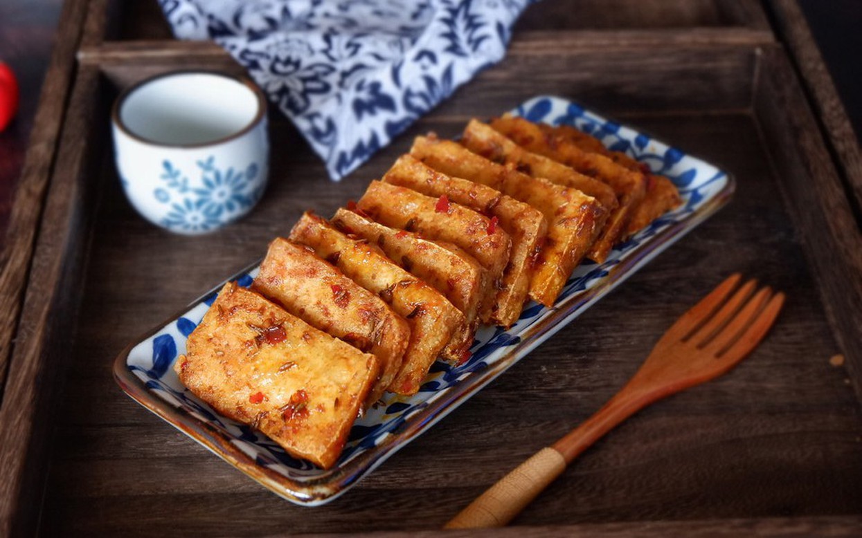 Đậu phụ thì là cay