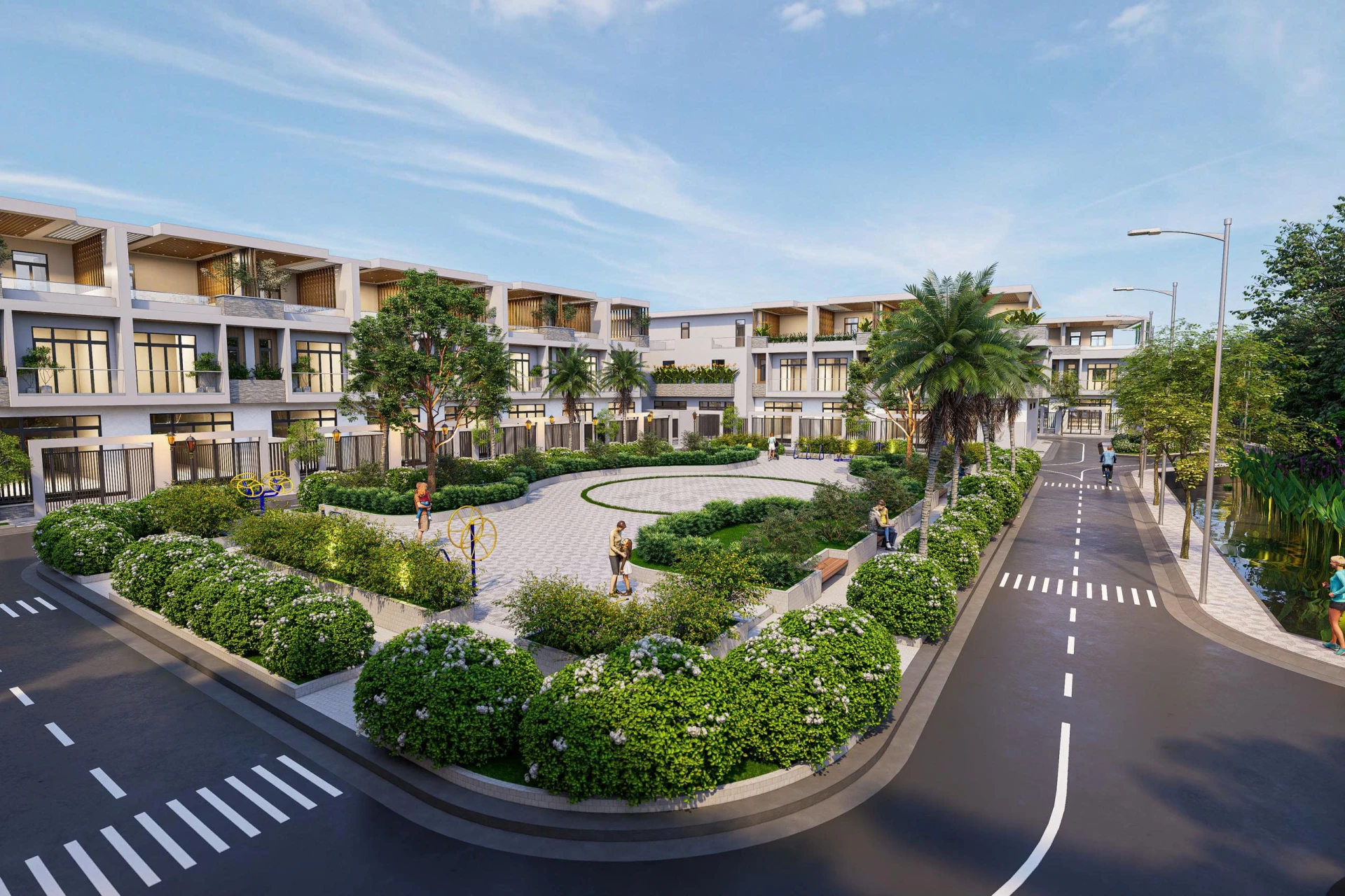 Phối cảnh Khu dân cư Tân Hội.