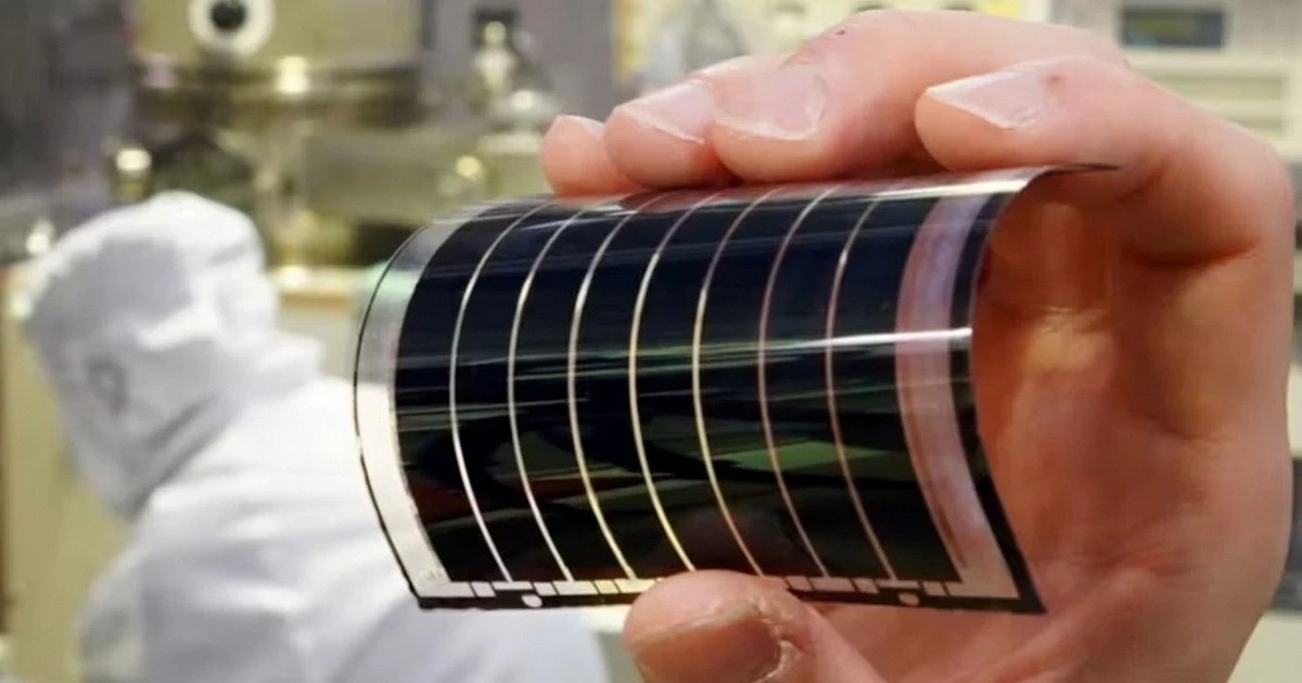 Một loại pin perovskite. (Ảnh: Nikkei Asia)