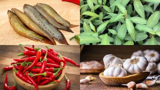 Món chạch kho rau răm đậm đà, thơm nức mũi