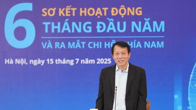 Đại tướng Lương Tam Quang - Ủy viên Bộ Chính trị, Bộ trưởng Bộ Công an, Chủ tịch Hiệp hội An ninh mạng quốc gia phát biểu chỉ đạo. (Ảnh: Hiệp hội An ninh mạng quốc gia)