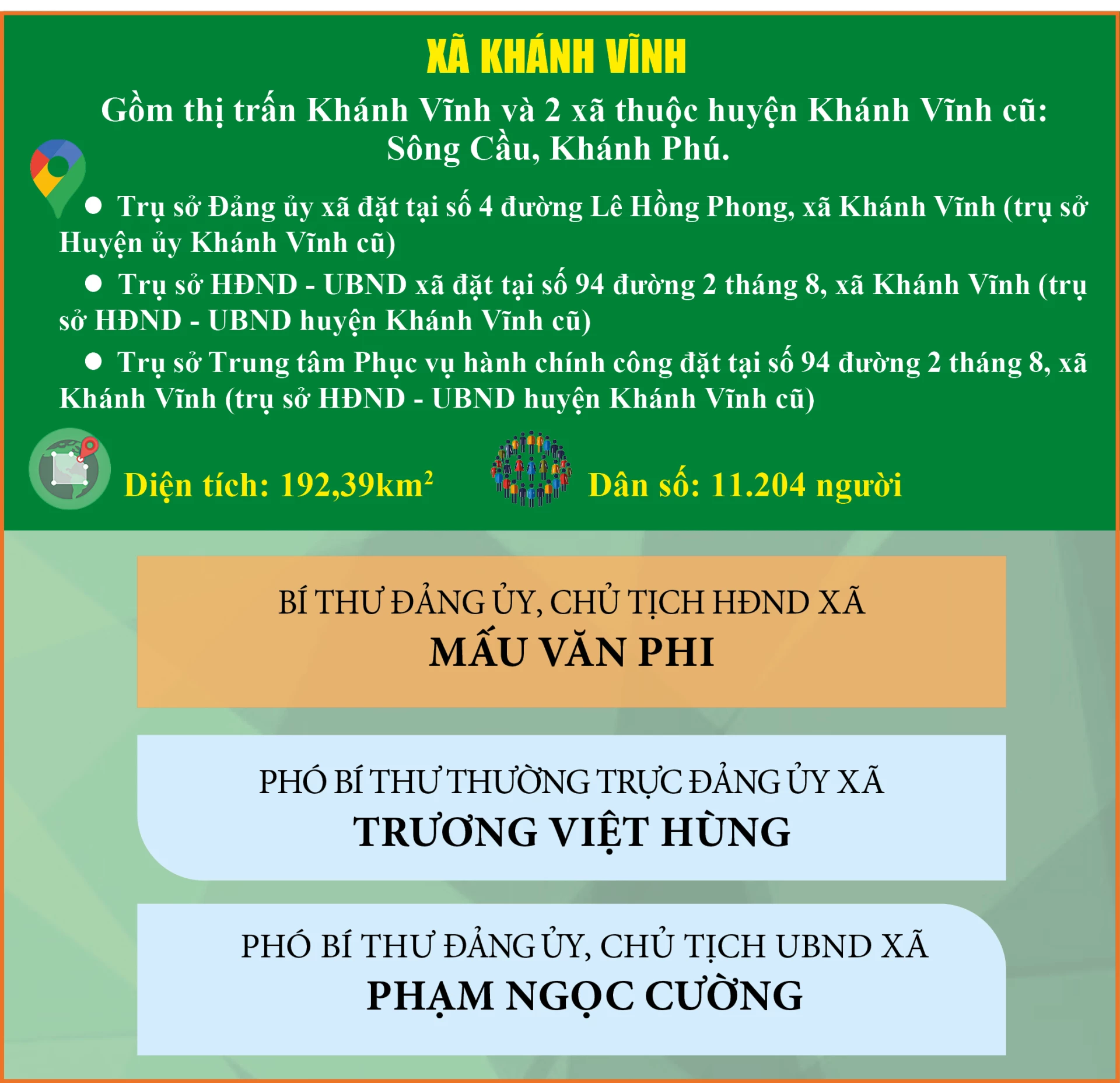 Xã Khánh Vĩnh, tỉnh Khánh Hòa sau sáp nhập