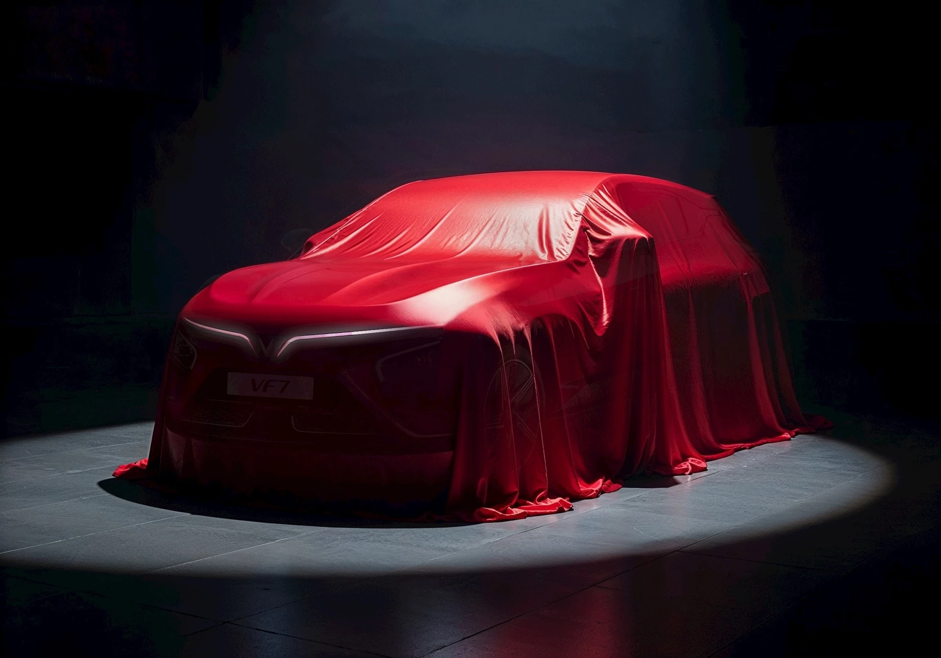 Mẫu xe mới mà VinFast đưa tới Indonesia có thể là VF 7 tay lái nghịch. Ảnh: VinFast.