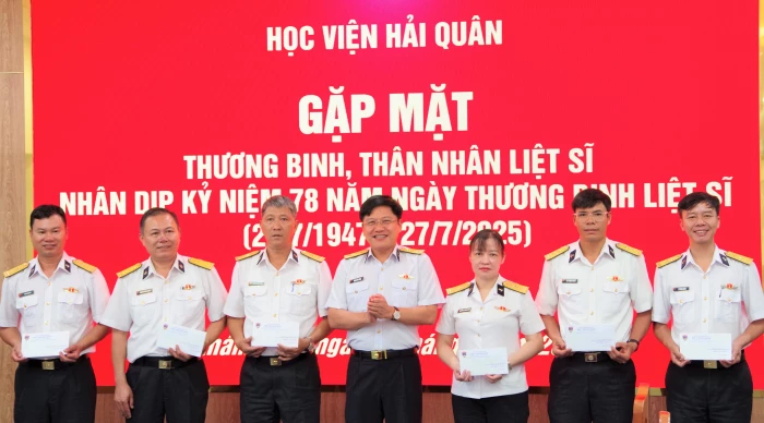 Học viện Hải quân: Nhiều hoạt động tri ân thương binh, liệt sĩ, người có công với cách mạng